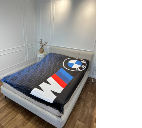 Плюшевий 3D-плед BMW 11866, 160х200 см