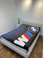 Плюшевий 3D-плед BMW 11867, 135х160 см