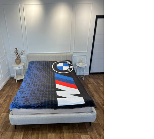 Плюшевий 3D-плед BMW 11867, 135х160 см