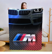 Плюшевий 3D-плед BMW M5 Fast 13441, 135х160 см