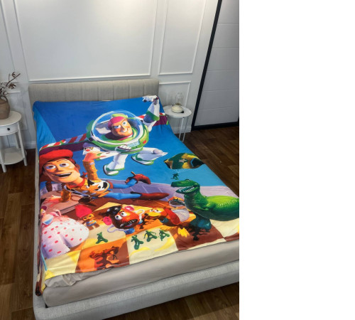 Плюшевий 3D-плед Історія іграшок 13005, 135х160 см