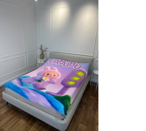 Плюшевий 3D-плед Лабубу №4 31250, 135х160 см