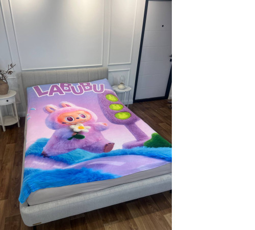 Плюшевий 3D-плед Лабубу №4 31251, 160х200 см