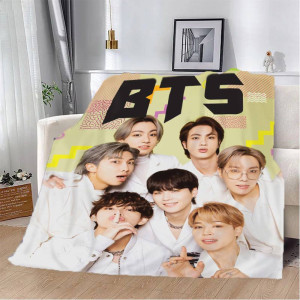 Плюшевий 3D-плед BTS №4 13295, 160х200 см