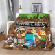 Плюшевий 3D-плед Cвіт Minecraft 12261, 160х200 см