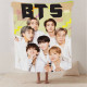 Плюшевий 3D-плед BTS №4 13296, 135х160 см