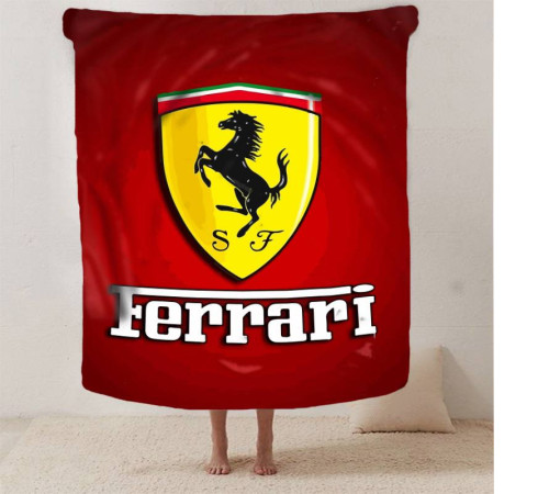 Плюшевий 3D-плед Ferrari 12646, 160х200 см