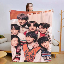 Новорічний 3D-плед Зимовий BTS №2 15382, 135х160 см