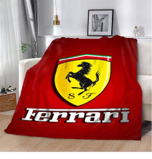 Плюшевий 3D-плед Ferrari 12647, 135х160 см