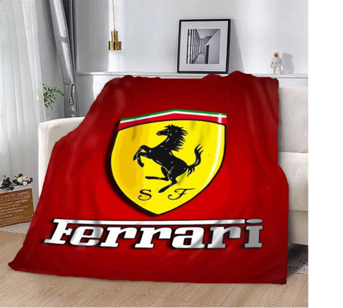 Плюшевий 3D-плед Ferrari 12647, 135х160 см
