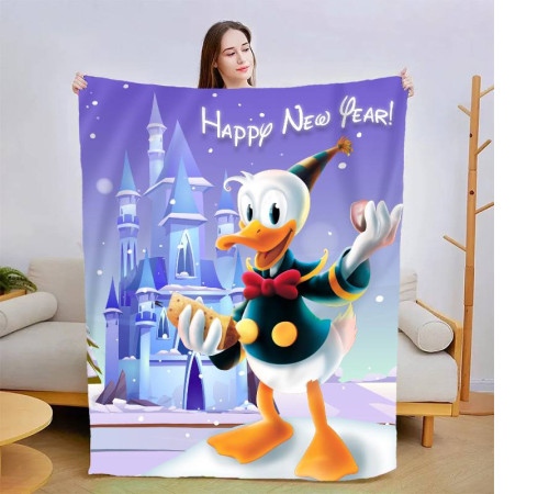 Новорічний 3D-плед Новий рік з Дональдом Даком 13535, 135х160 см
