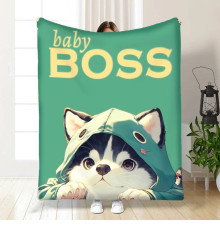 Плюшевий 3D-плед Baby Boss 16734, 160х200 см