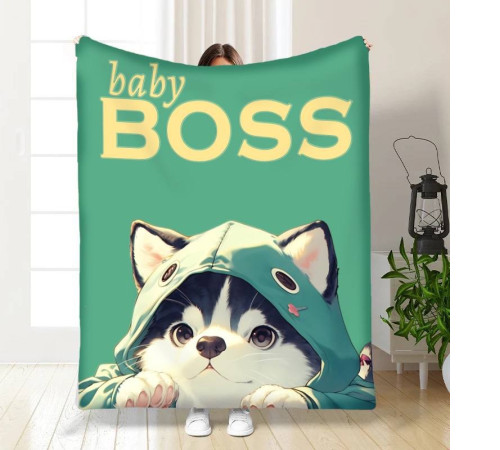 Плюшевий 3D-плед Baby Boss 16734, 160х200 см