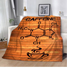Плюшевий 3D-плед COFFEINE 12948, 135х160 см