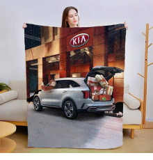 Плюшевий 3D-плед KIA 13915, 135х160 см