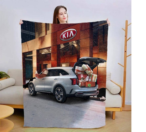 Плюшевий 3D-плед KIA 13915, 135х160 см