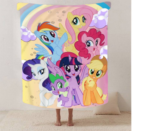 Плюшевий 3D-плед My Littlе Pony 13280, 160х200 см