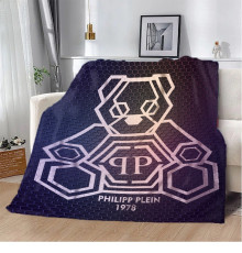 Плюшевий 3D-плед Philipp Plein Різнокольоровий 1978 10618, 160х200 см