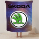 Плюшевий 3D-плед Skoda 12635, 135х160 см