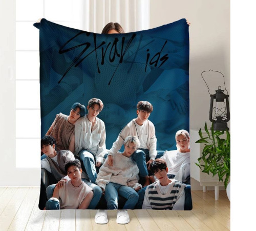 Плюшевий 3D-плед Stray Kids №5 15791, 160х200 см
