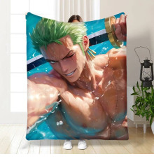 Плюшевий 3D-плед Зоро Ванпіс 16840, 160х200 см