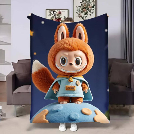 Плюшевий 3D-плед Лабубу №9 31267, 180х215 см
